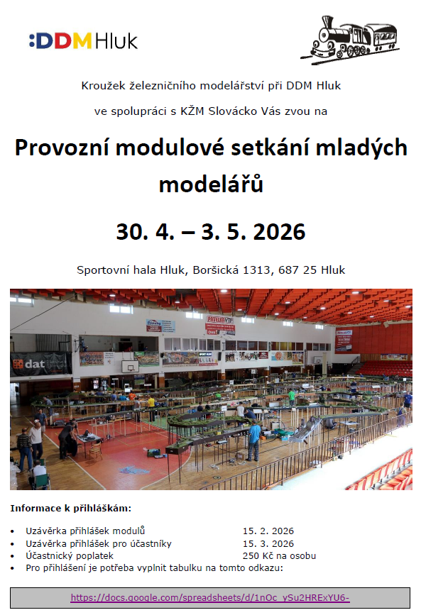 Provozní modulové setkání mladých modelářů