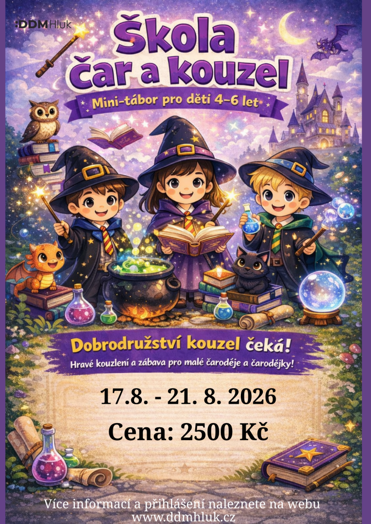 Minitábor Škola čar a kouzel