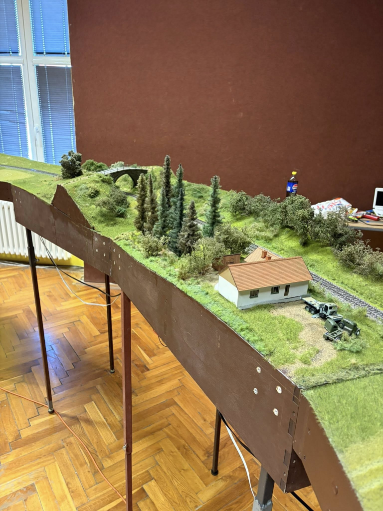 Setkání mladých železničních modelářů