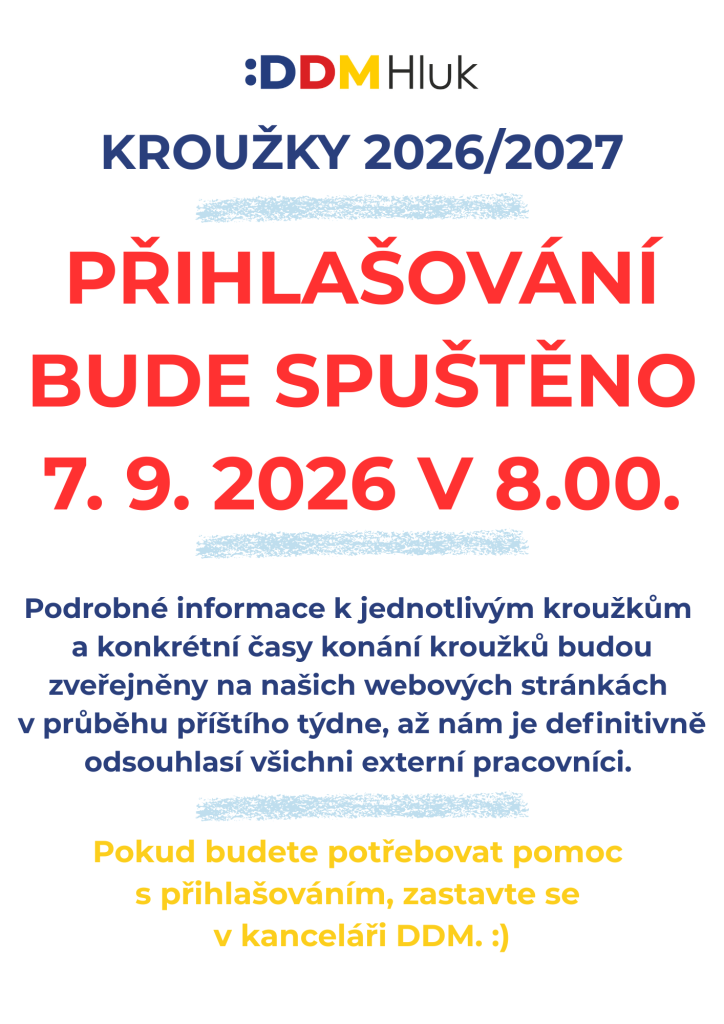 KROUŽKY 2026/2027