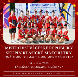 MČR skupin klasické mažoretky - Poděbrady