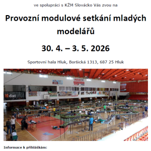 Provozní modulové setkání mladých modelářů