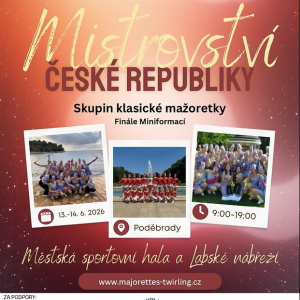 MČR mažoretek 2026 - Poděbrady